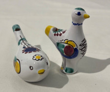 Vtg Unicoop Piztalka Ceramic Bird Whistles Figurines Czechoslovakia Lot to 2 EUC