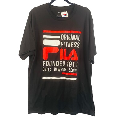Fila graphic short sleeve tee shirt new with tags mens size XL sport