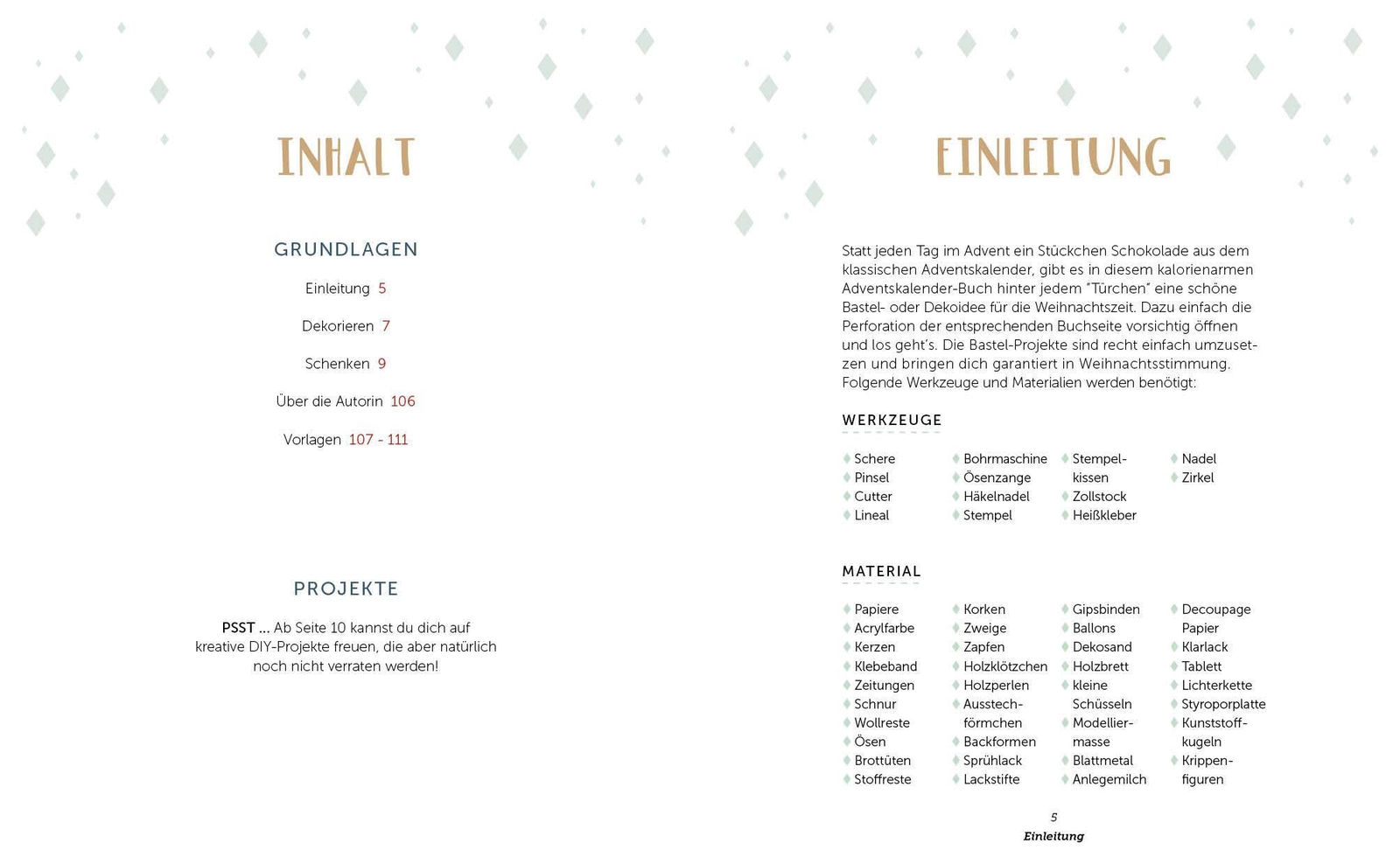 Thumbnail - Mein Adventskalender-buch: Diy Christmas | Ina Mielkau | Deutsch |