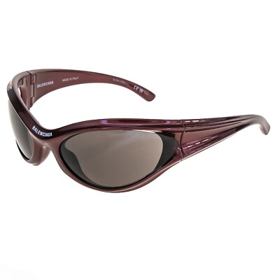 BALENCIAGA DYNAMO 0317 Burgundy 002 Fashion Demna Round Wrap