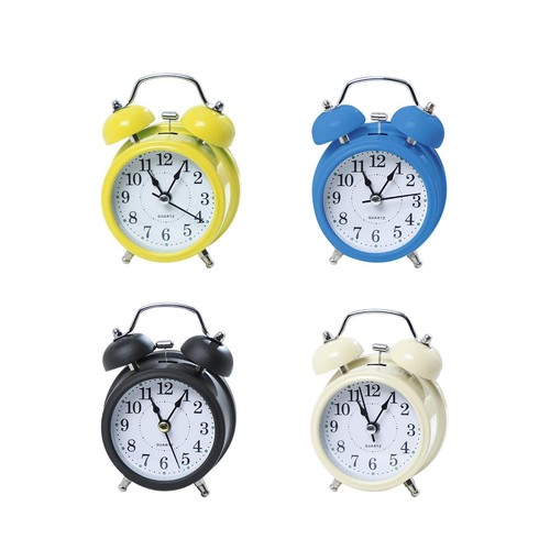 Alarm Clock Old Fashioned Classic Silent Mechanical Ringtone Loud Alarm