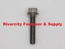 (10) 1/4-20x1-1/4 Stainless Serrated Flange Bolts 1/4x20 x 1.25 Screws 1/4x20