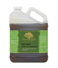 Gallon PREMIUM UNREFINED SESAME OIL 100 PURE ORGANIC FRESH VIRGIN COLD PRESSED