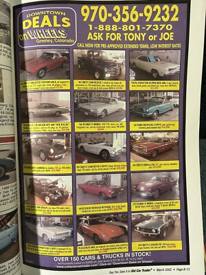 Old Car Auto Trader March 2002 National Edition (k) | eBay