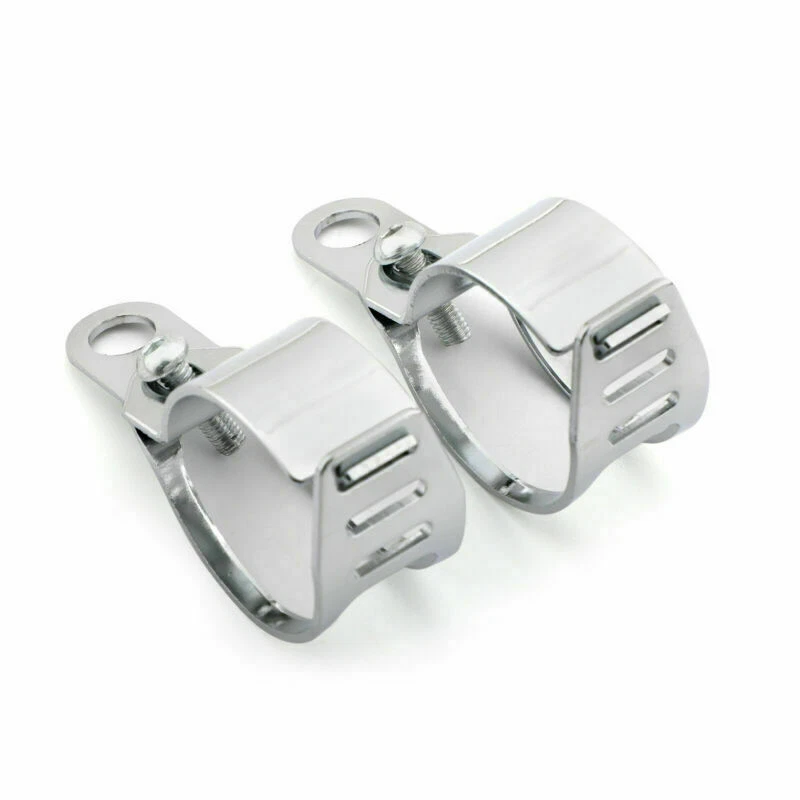 Turn Signal Light Bracket Indicator for 41-51mm Front Fork Motor Holder CHR #3, Foto 4 de 4