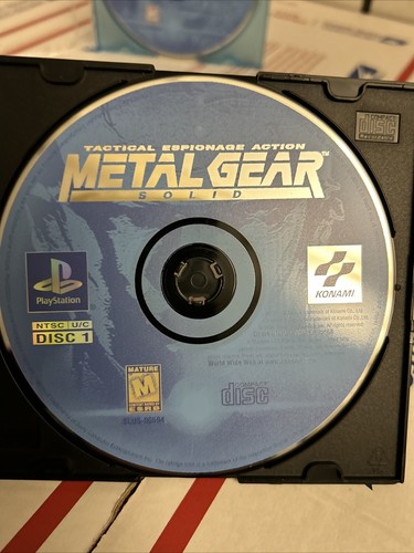 Metal Gear Solid (Sony PlayStation PS1) Discs Only - Tested - Authentic - Picture 2 of 5