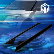 For 11-19 Ford Explorer Windshield Outer Trim Molding Pillar Lh+Rh Matte Black