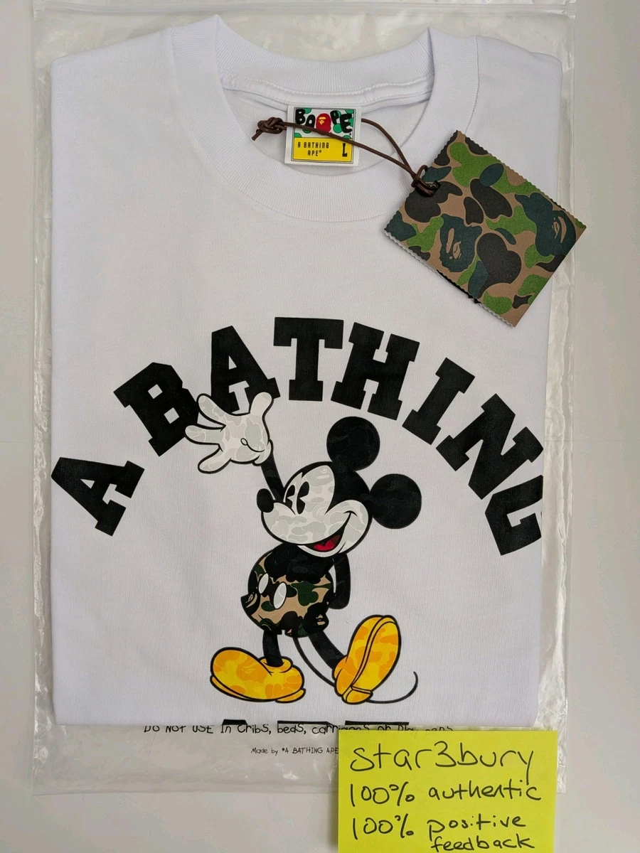 A Bathing Ape Size L White Shirts for Men for sale | eBay