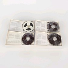 VTG Lot of 4 SCOTCH 3M 150 Audio Recorded 7" Tape Reel to Reel Magnetic 1/4"