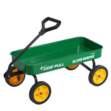 Pull-Along Wagon Kids 39 In. Toddler Wagons, 176 Lbs. Capacity, Steel Utility Wa