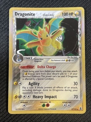 Pokemon TCG DRAGONITE 3/113 Delta Species - 2005 ENG ENGLISH