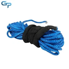 12000LBS Synthetic Winch Rope Line Recovery Cable For UTV ATV w/Sheath 5/16"x50'