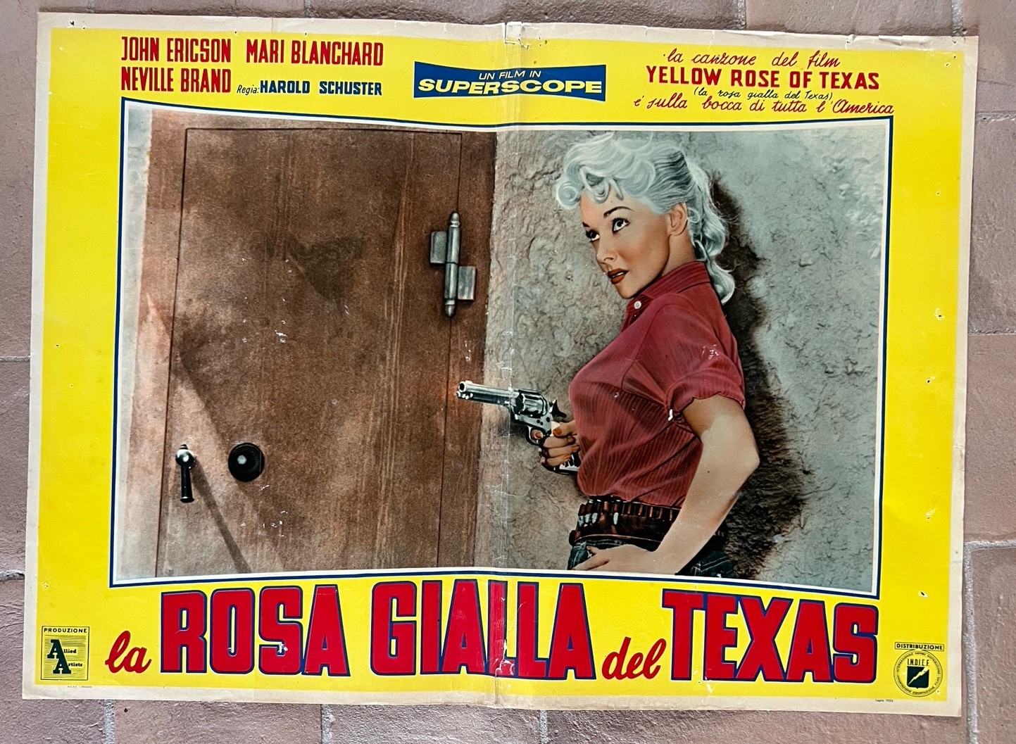 Locandina di La rosa gialla del Texas (1955)
