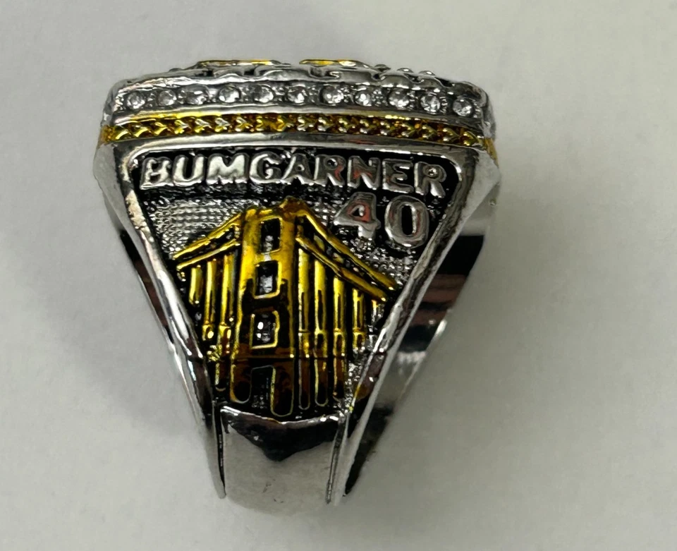 2014 San Francisco Giants World Series Champion Replica Ring Madison Bumgarner - Image 2 of 4