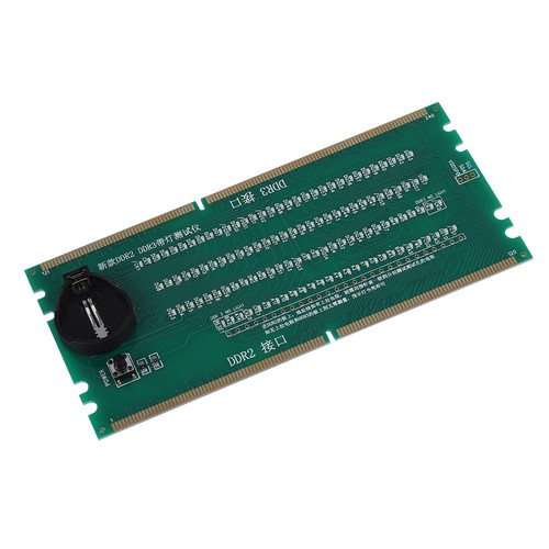 Two In One Desktop Motherboard Test Card DDR2/ DDR3 With Light Tester NEW - Afbeelding 5 van 7
