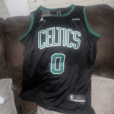 Jayson Tatum Black Celtics Jersey Size 50 | eBay