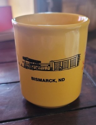 Cenex Farmers Union Co-op 50 Years 1984 Bismarck ND Yellow Mug Agriculture