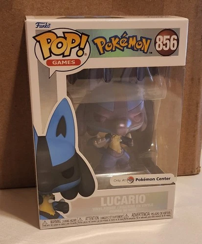 New Funko Pop! 856 - Lucario Pearlescent Vinyl Figure (Pokemon Center Exclusive)