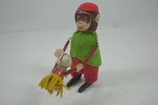 SCHUCO WINDUP DANCING MONKEY HOLDING MOUSE, NICE AND WORKING