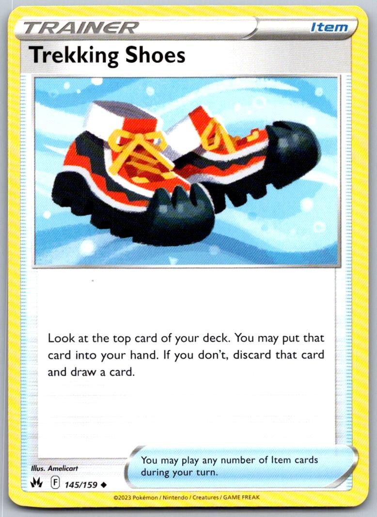Trekking Shoes 145/159 Uncommon Crown Zenith Pokemon Near Mint