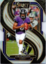 Lamar Jackson [Silver Prizm Die-Cut] #121 Prices | 2024 Panini