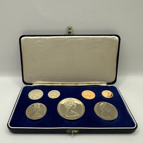 1970 New Zealand Mint Coin Set - Royal Visit - Specimen Coin In Mint Case - Foto 2 di 3