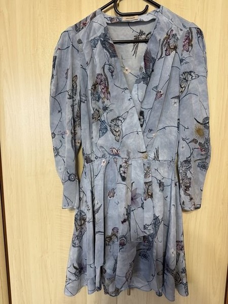 Women Zadig & Voltaire Dress Navy Silk 34