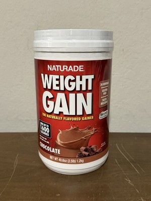 Naturade Weight Gain Chocolate 2.5 lb High Calorie Mass Gainer Supplement New