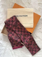 Louis Vuitton Check Pattern Scarf