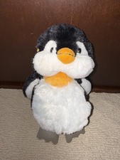 Ganz Webkinz HM132 Penguin Plush Stuffed Animal EUC No Code
