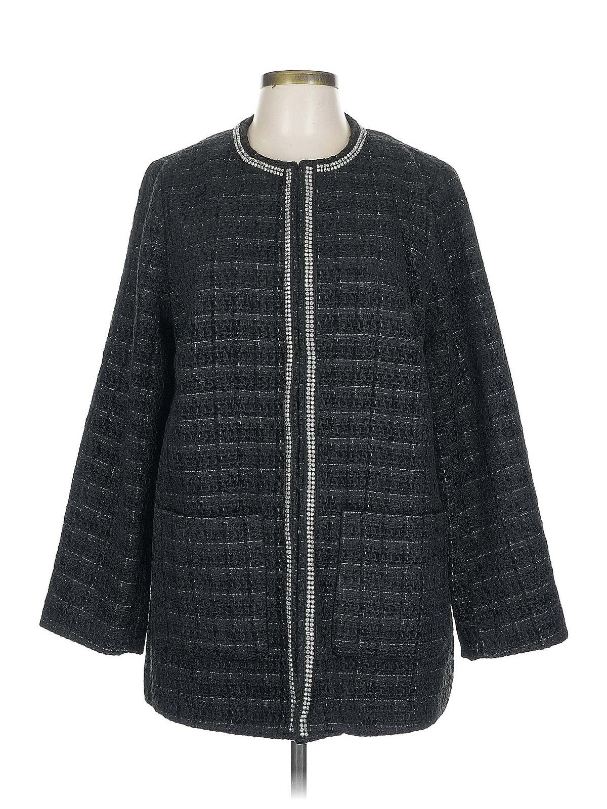 H&M Women Gray Coat L