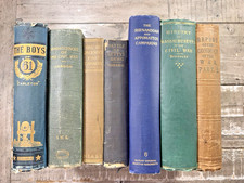 1800's - 1900's Antique Civil War Book Collection, Gettysburg, Stonewall, More +