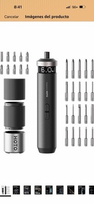 HOTO Smart Screwdriver Set, Dual-Speed, Adjustable Torque, 2000mAh, 30 Bits