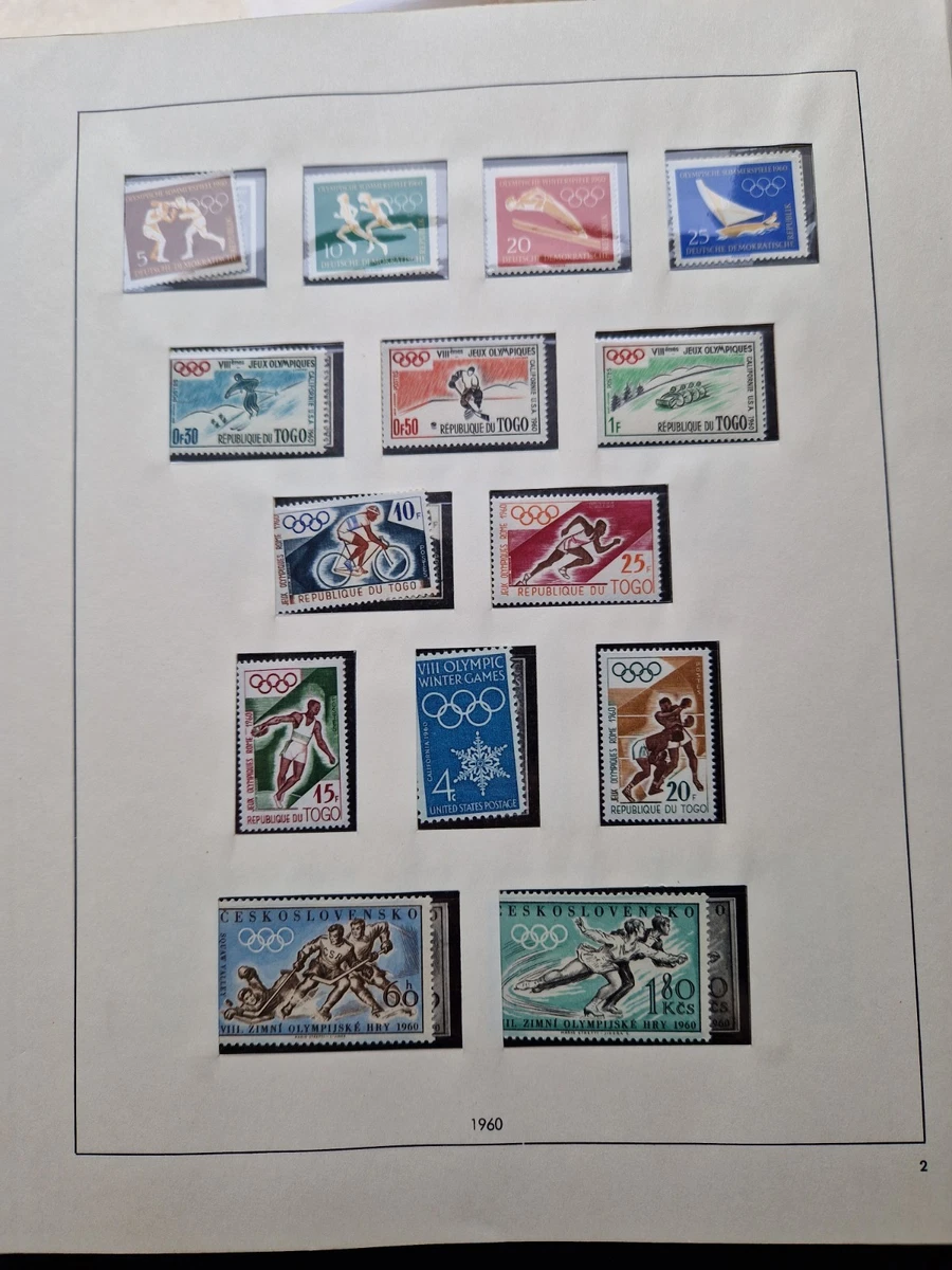 Olympia Sommer Rom Italia 1960  Briefmarke Postfrisch 46 Seiten +Jahres 60 