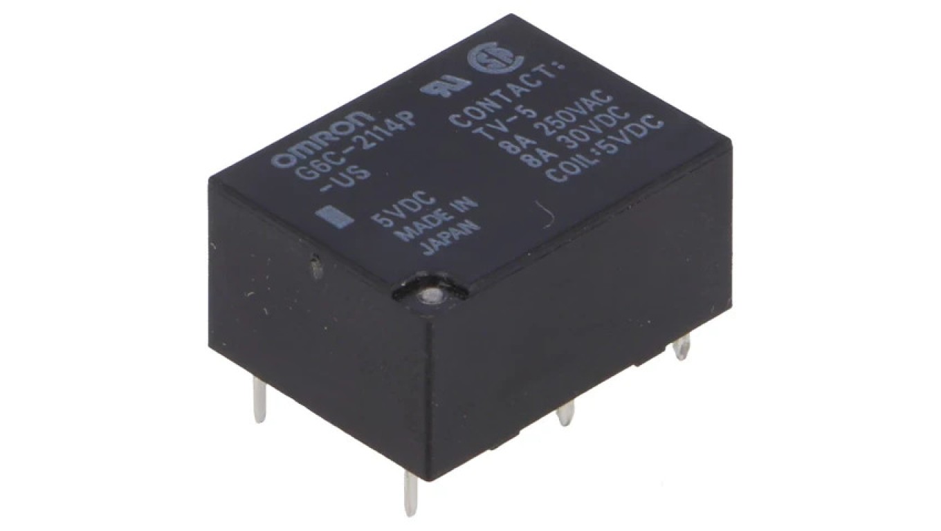 Relay: Electromagnetic SPST-NO + G6C-2114P-US 5VDC
