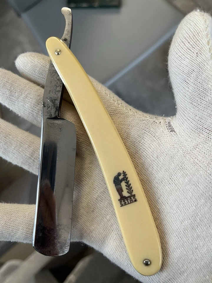 Estas 14 Solingen rasoio mano libera  razor coupe choux - Immagine 4 di 4