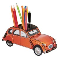 Werkhaus Stiftebox Oldtimer Orange Stiftehalter StifteköCher (Ohne Inhalt)
