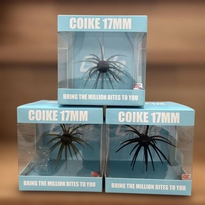 HIDEUP Coike 17mm Barsch Weichköder 3 Stück Wassermelonensamen...