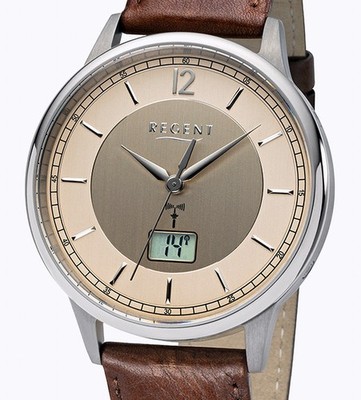 Regent FR-249 TITAN Herrenuhr 41mm FUNKUHR 5 BAR WR *UVP 188,00 EUR Hypoallergen