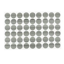 Furniture Desk Table Self-adhesive 21mm Screw Hole Covers Caps Stickers 54 in 1