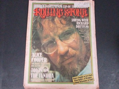 Rolling Stone Magazine July 31 1975 Alice Cooper Richard Dreyfuss