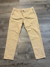 Marine Layer Men s Pant Saturday Athletic Fit XL Twill Jogger Tan C112