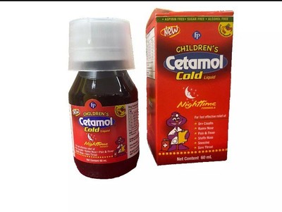 Night time Children's Cetamol Cold Liqiud (60ml)
