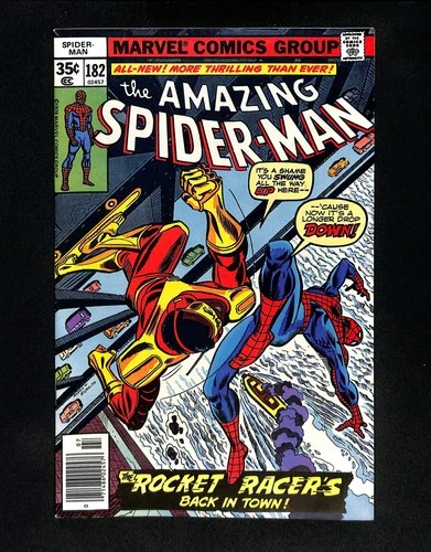 Amazing Spider-Man #182 VF/NM 9.0 Rocket Racer! Ross Andru Cover Art! Marvel