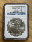 2015 American Silver Eagle S$ 1 First Release NGC MS68
