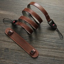 Genuine Leather Camera Shouder Straps Quick-release Buckle Neck Straps Accessory