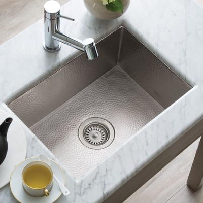 Native Trails CPK578 Cocina 21 Copper Kitchen Sink Brushed Nickel