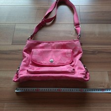 COACH Signature Shoulder Bag Pink 15a