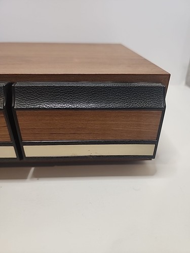 Vintage Audio Cassette Tape Storage Box Case w/3 Drawers, Holds 36, Faux Wood - Picture 4 of 11