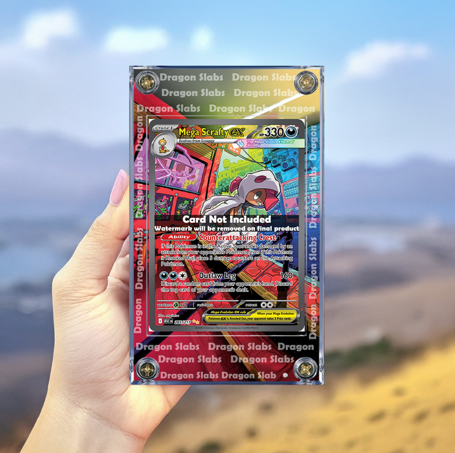 Pokemon Mega Scrafty EX 285/217 Ascended Heroes Extended Artwork